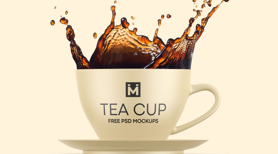 tea cup mockup psd free download